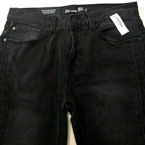 RSQ Men's Jeans Seattle Skinny Tapered Size 32x32 - Picture 4 of 8